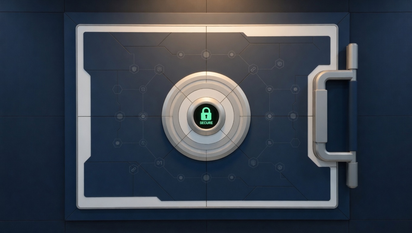 In locked digital vault